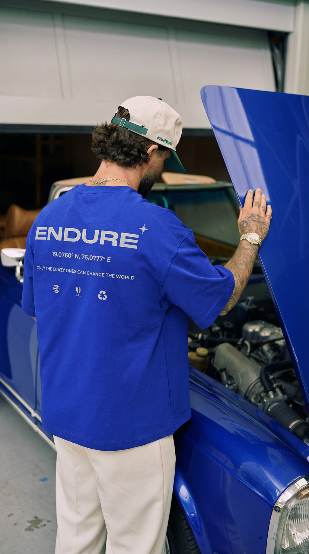Karm Company — Endure Blue Tee
